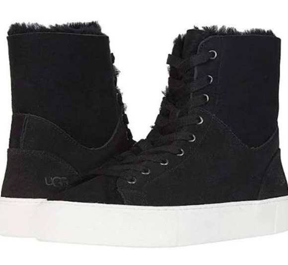 ugg beven sneakers black